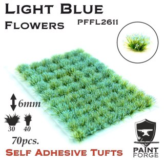 Paint Forge PFFL2611 Light Blue Flowers 6 mm