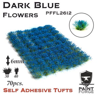 Paint Forge PFFL2612 Dark Blue Flowers 6 mm