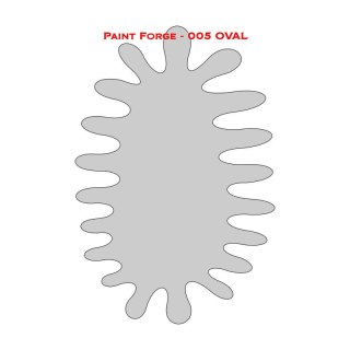 Paint Forge PFST005L Oval Stencils L
