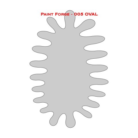 Paint Forge PFST005L Oval Stencils L Paint Forge PFST005L Oval Stencils L