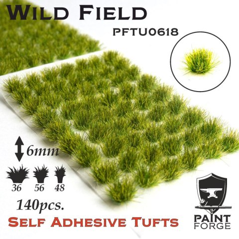 Paint Forge PFTU0618 Wild field Grass Tufts 6 mm