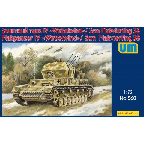 UM 560 Flakpanzer IV Wirbelwind / 2 cm Flakvierling 38