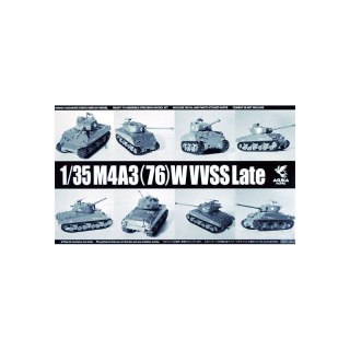 Asuka 35-043 1/35 M4A3(76)W VVSS Late