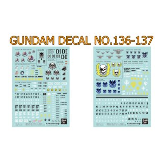 Bandai 65084 GUNDAM DECAL 136 MSG SIDE STORIES MULTIUSE 1 ID [ ]