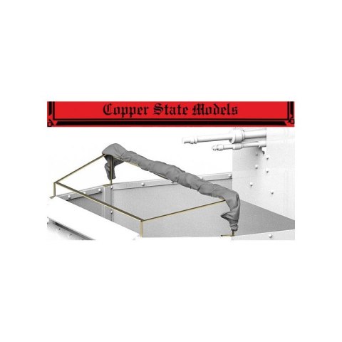 Copper State Models A35-024 Retracted Canopy for French Armored Car Modele 1914