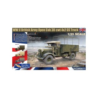 Gecko Models 35GM0071 WWII British Army Open Cab 30-cwt 4x2 GS Truck