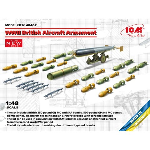 ICM 48407 WWII British Aircraft Armament