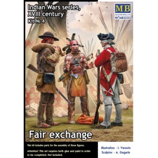 MB 35222 Indian War Series Kit No.4 - XVIII Century Fair Exchange