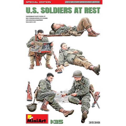 Mini Art 35318 US Soldiers at rest Special Edition