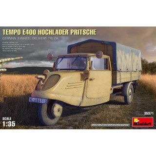 Mini Art 35371 Tempo E400 Hochlander Pritsche German 3-Wheeled Delivery Truck