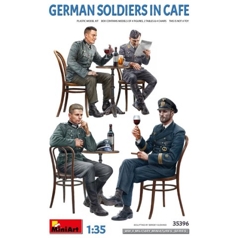 Mini Art 35396 German Soldiers in Cafe