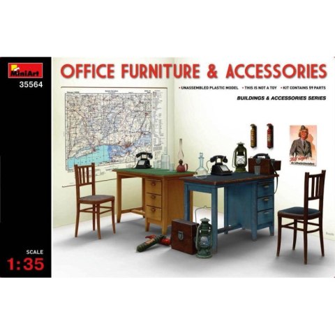 Mini Art 35564 1/35 Office Furniture & Accesories Mini Art 35564 1/35 Office Furniture & Accesories