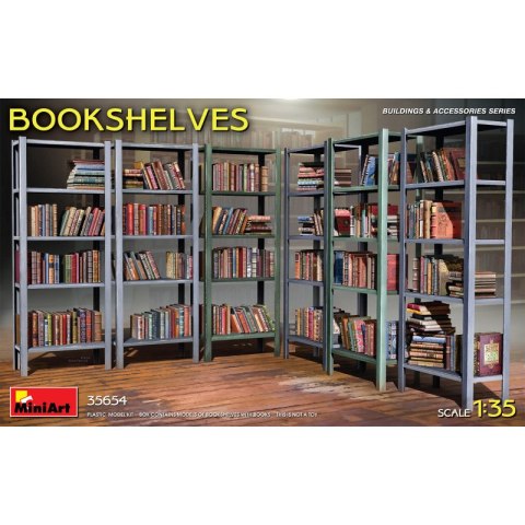 Mini Art 35654 Bookshelves