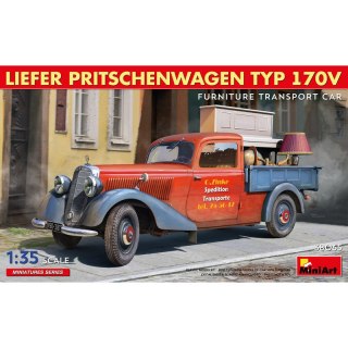Mini Art 38065 Liefer Pritschenwagen Typ 170V Furniture Transport Car