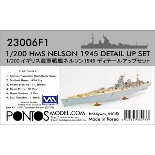 Pontos 23006F1 HMS Nelson Detail up set 1/200