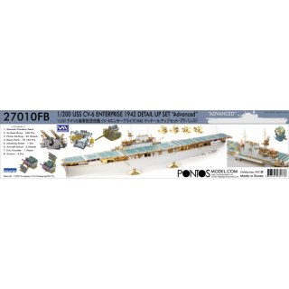 Pontos 27010FB USS CV-6 Enterprise 1942 Detail up set (20B Deck Blue) 1/200