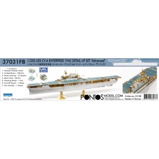 Pontos 37031FB USS CV-6 Enterprise 1942 Detail up set (20B Deck Blue) 1/350