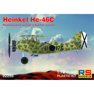 RS Models 92286 Heinkel He-46 C Recon Aircraft in Spanish Services