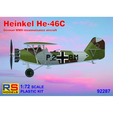 RS Models 92287 Heinkel He-46 C German WWII Recon Aircraft