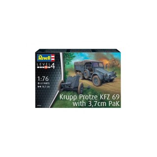 Revell 03344 1/76 Krupp Protze KFZ 69 with 3,7cm Pak