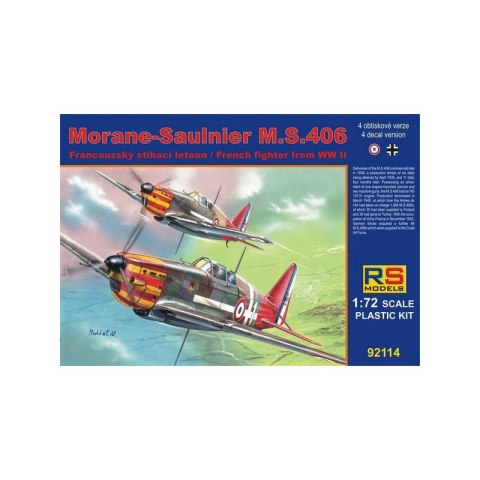 Rs Models 92114 Morane-Saulnier 406