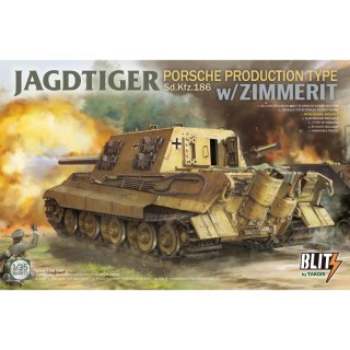 Takom-Blitz 8012 Jagdtiger Porsche Production Type w/Zimmerit Sd.Kfz.186