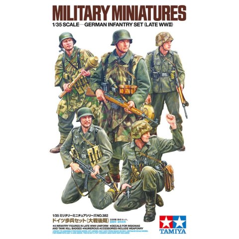 Tamiya 35382 1/35 German Infantry Set (Late WWII) Tamiya 35382 1/35 German Infantry Set (Late WWII)