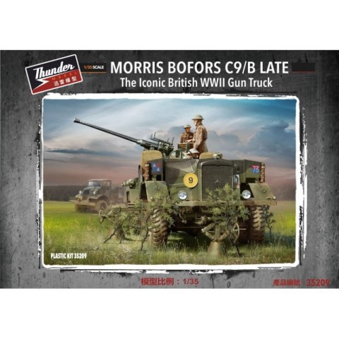 Thunder Model 35209 Morris Bofors C9/B Late The Iconic British WWII Gun Truck