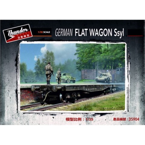 Thunder Model 35904 German Flat Wagon Ssyl