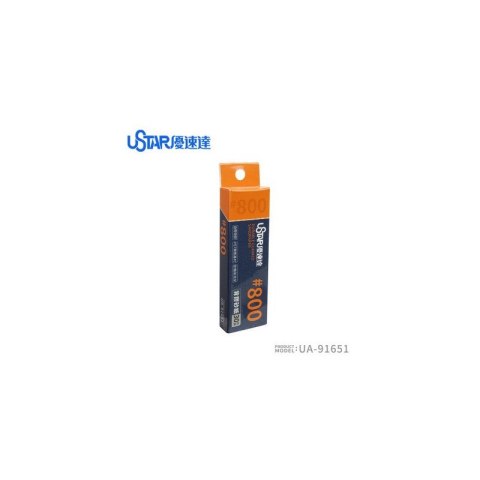 U-STAR UA-91651 800# Pre-Cut Adhesive Sandpaper