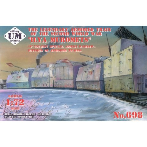 UMMT 698 Ilya Muromets The Legendary Armored Train of WWII UMMT 698 Ilya Muromets The Legendary Armored Train of WWII