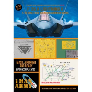 1 Man Army 32DET809 F-35 A Lightning II (Italeri)