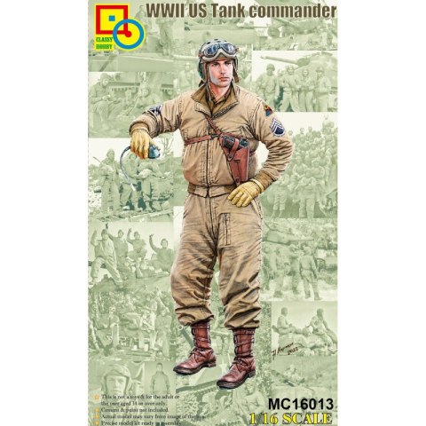 Classy 16013 WWII US Tank Commander