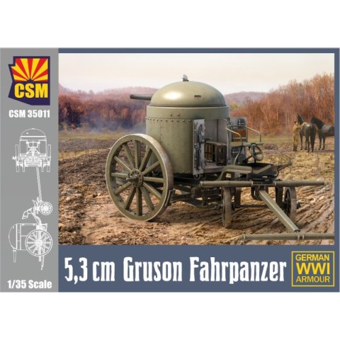 Copper State Models 35011 5,3 cm Gruson Fahrpanzer