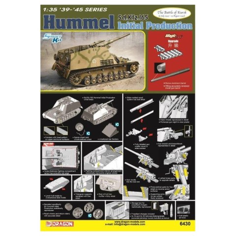 Dragon 6430 Hummel Initial Production Sd.Kfz.165