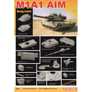 Dragon 7614 1/72 M1A2 AIM