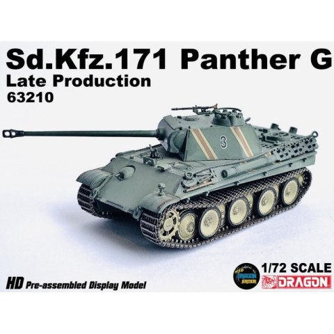 Dragon Armor 63210 Sd.Kfz.171 Panther Ausf.G Late Production Germany 1945 Dragon Armor 63210 Sd.Kfz.171 Panther Ausf.G Late Production Germany 1945
