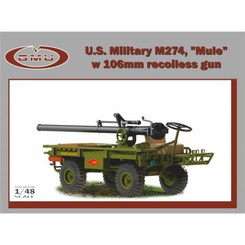 GMU 48006 U.S. Military M274 "Mule" w 106 mm Recoiless Gun