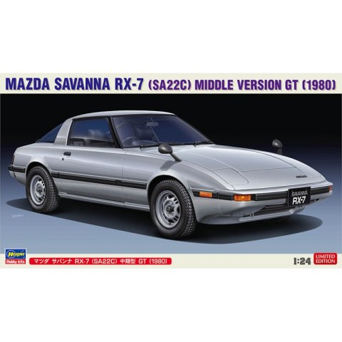 Hasegawa 20635 Mazda Savanna RX-7 (SA22C) Middle Version GT (1980) Hasegawa 20635 Mazda Savanna RX-7 (SA22C) Middle Version GT (1980)