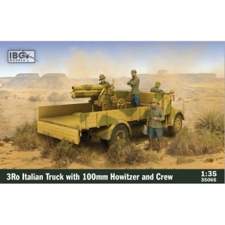 IBG 35065 3Ro Italian Truck with 100mm Howitzer and Crew