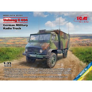 ICM 35137 Unimog S 404 German Military Radio Truck