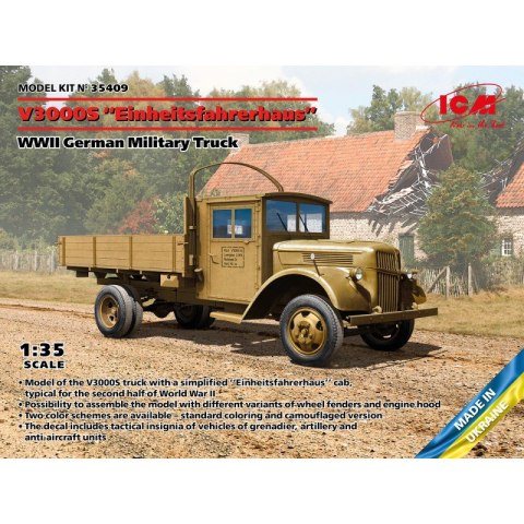 ICM 35409 V3000S "Einheitsfahrerhaus" WWII German Military Truck