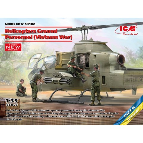 ICM 53102 Helicopters Ground Personnel (Vietnam War)