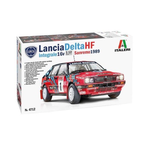 Italeri 4712 1/12 Lancia Delta HF Integrale 16v Sanremo 1989