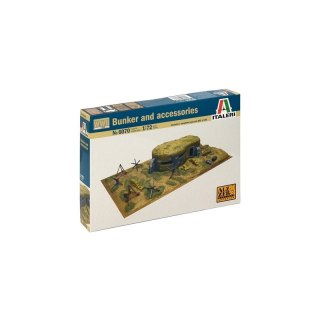 Italeri 6070 1/72 Bunker and accessories (WWII)