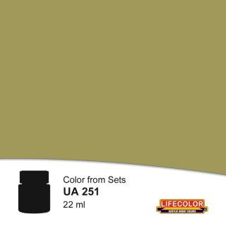 Lifecolor Armour - Camouflage Colors LIFUA251 Dunkelgelb Deep Shade