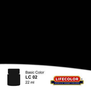 Lifecolor Base Color LIFLC02 Matt Black