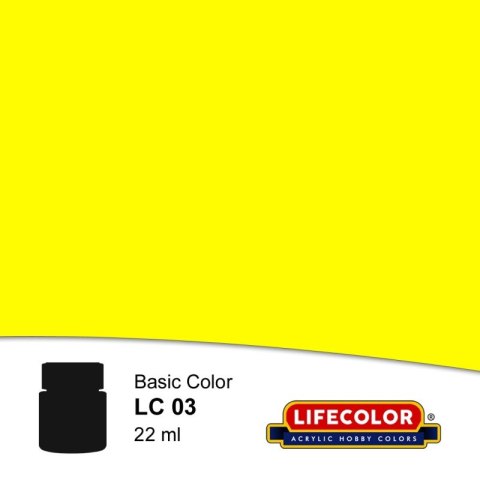 Lifecolor Base Color LIFLC03 Matt Yellow