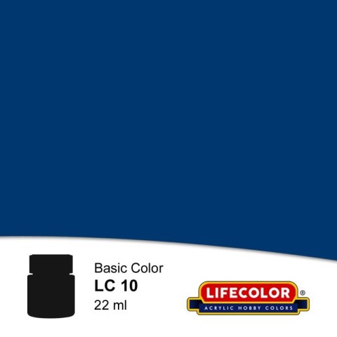 Lifecolor Base Color LIFLC10 Matt Dark Blue