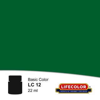 Lifecolor Base Color LIFLC12 Matt Dark Green
